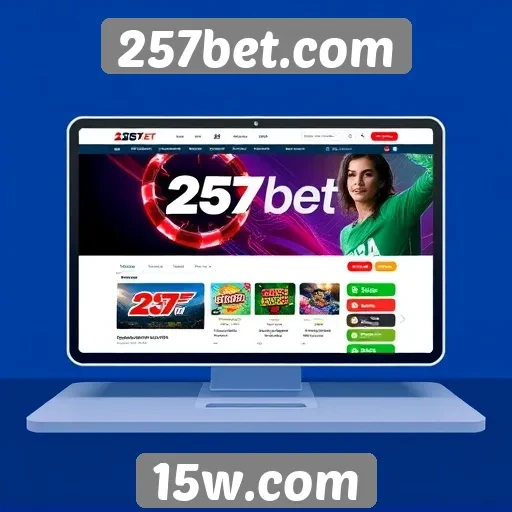 Acessibilidade e design do site 257bet