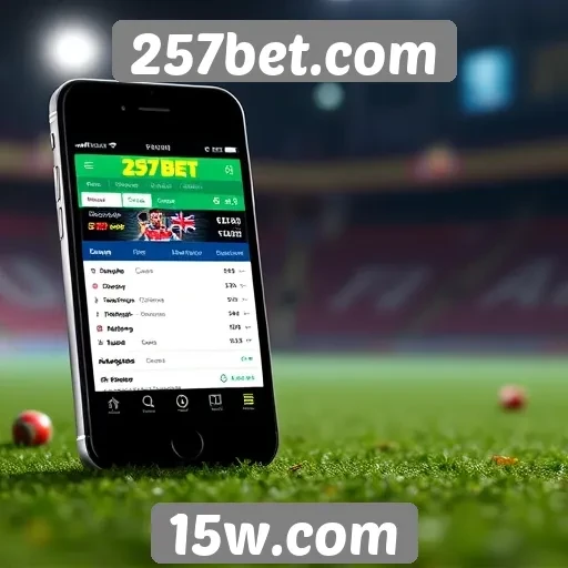 Integração de recursos mobile no 257bet.com