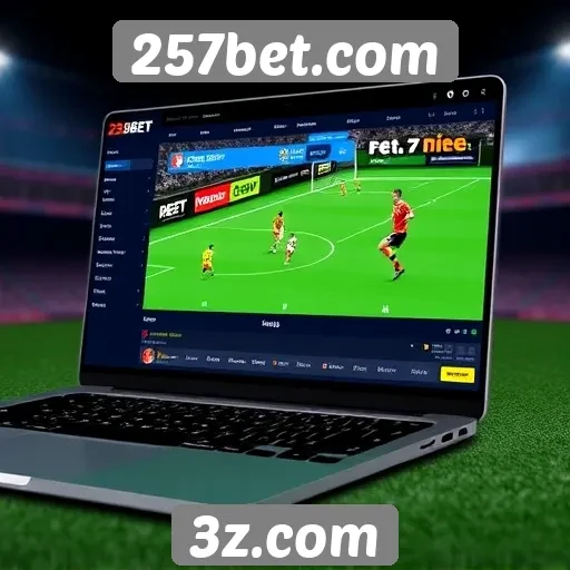Experiência do usuário na navegação do 257bet.com